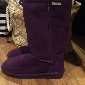 Bearpaw purple boots